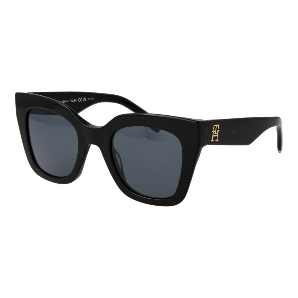 Tommy Hilfiger Black Women Sunglasses 1728,67345776800,Black,New with tags,Sunglasses,Sunglasses for Women - Sunglasses,Tommy Hilfiger,Women Tommy Hilfiger TO-1054960