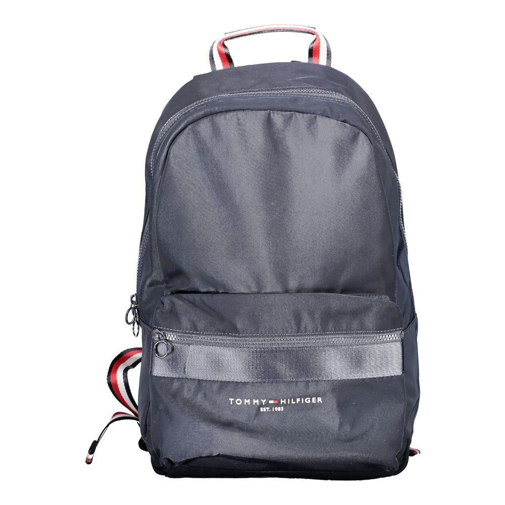 Tommy Hilfiger Blue Polyester Backpack 1728,67403481248,Backpacks - Men - Bags,Bags,Blue,Men,Men - Bags,New with tags,Tommy Hilfiger Tommy Hilfiger TO-13964