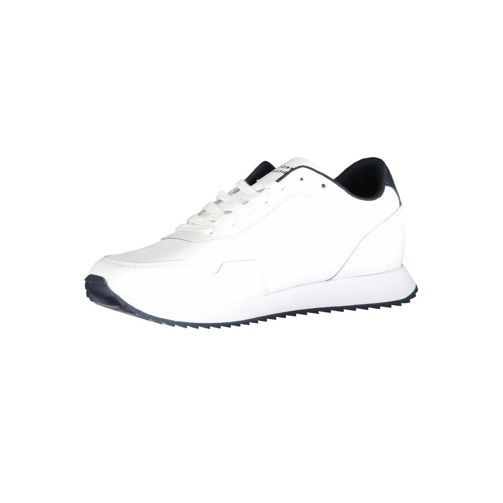 Tommy Hilfiger White Polyester Sneaker 1728,67403481248,EU40/US7,EU44/US11,EU46,Men,Men - Shoes,New with tags,Shoes,Sneakers - Men - Shoes,Tommy Hilfiger,White Tommy Hilfiger TO-31238-EU44/US11