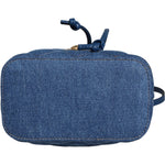 Versace Blue Quilted Denim Leather Crossbody Shoulder Bag BAG1602