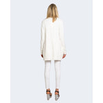 Vila Clothes White Viscose Cardigan VI-2492000008-IT38|XS
