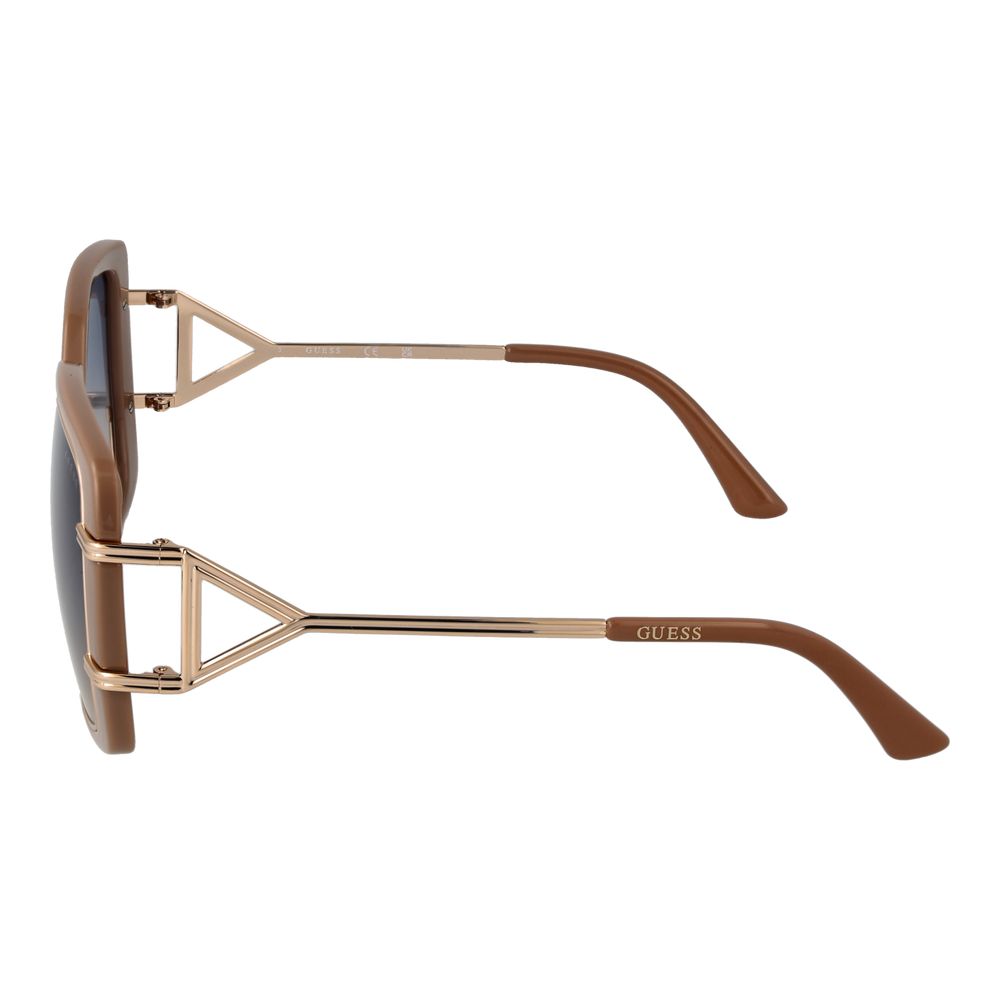 Guess Brown Metal & Plastic Sunglasses