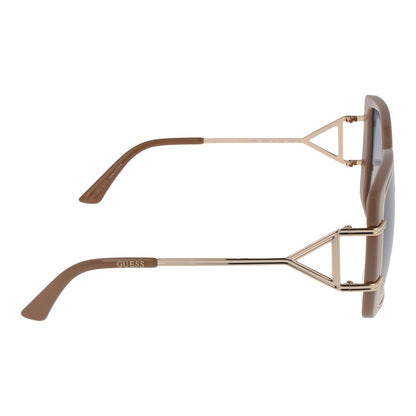 Guess Brown Metal & Plastic Sunglasses