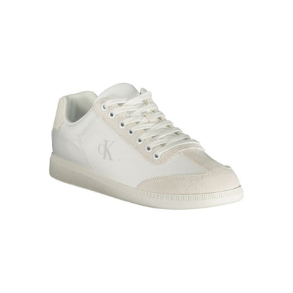 Calvin Klein White Polyester Men's Sneaker 1728,67403481248,Athletic - Sneakers - Shoes,Calvin Klein,EU40/US7,EU41/US8,EU42/US9,EU43/US10,EU44/US11,EU45/US12,EU46,Men,New with tags,Shoes,Sneakers - Shoes,White