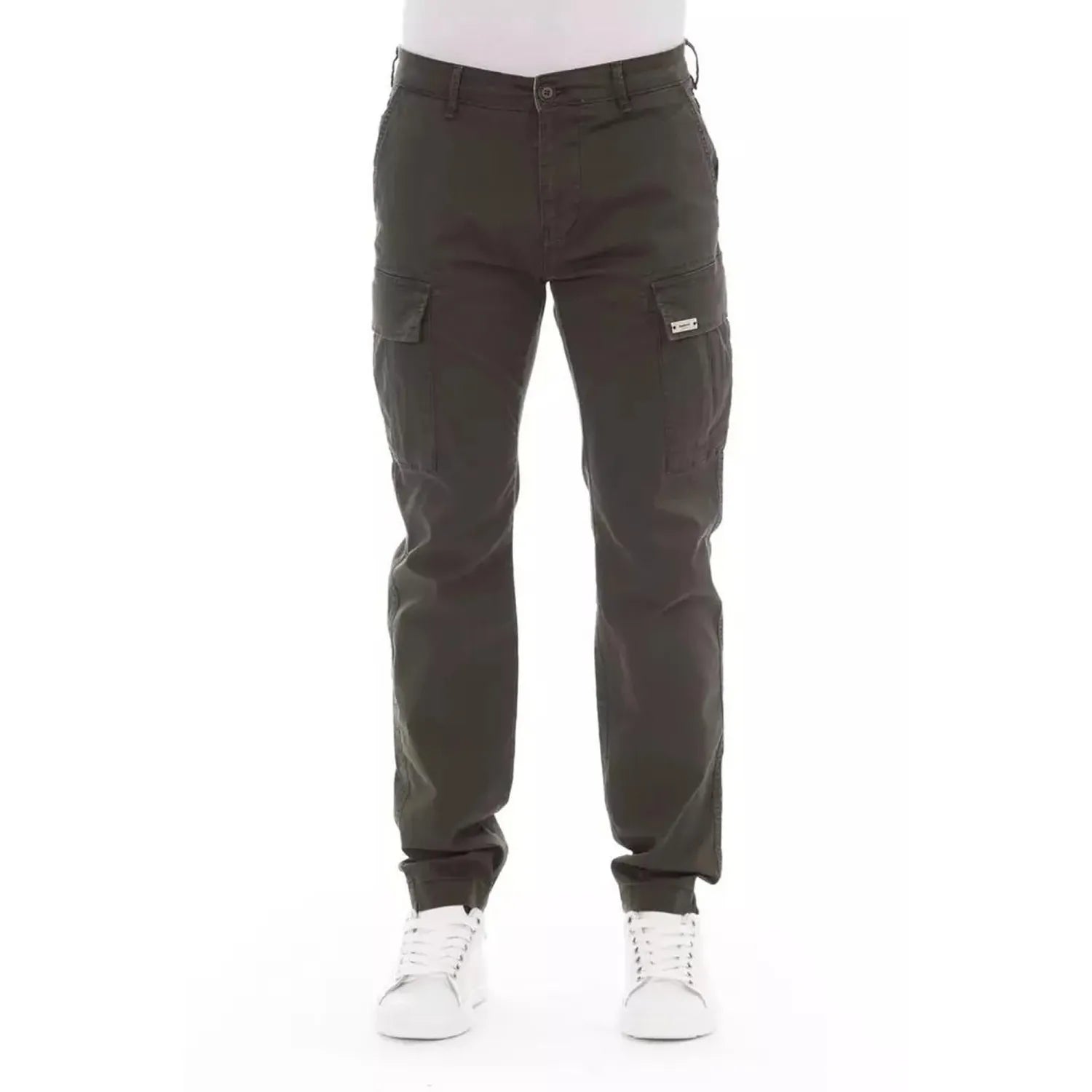 Baldinini Trend Army Cotton Cargo Pants