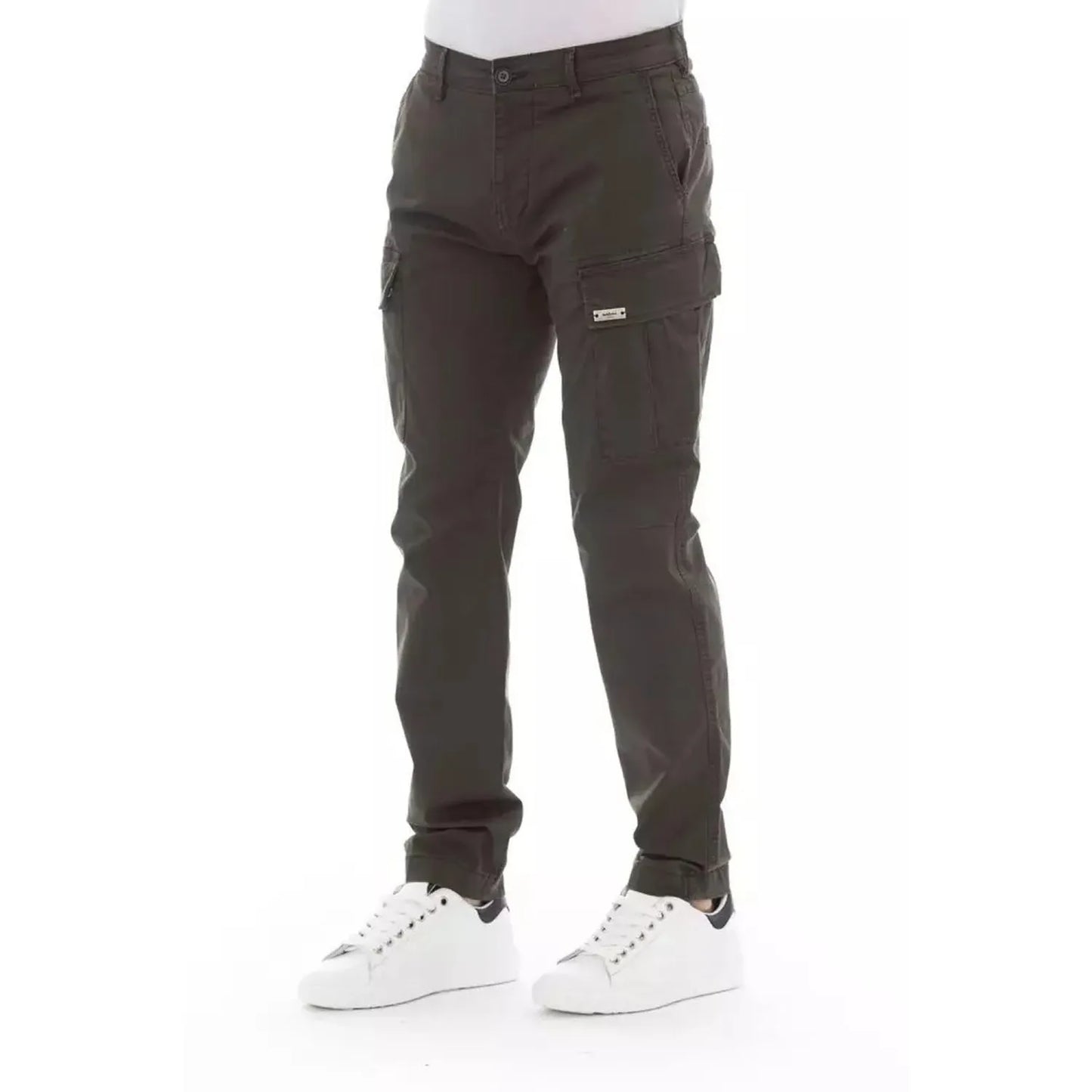 Baldinini Trend Army Cotton Cargo Pants