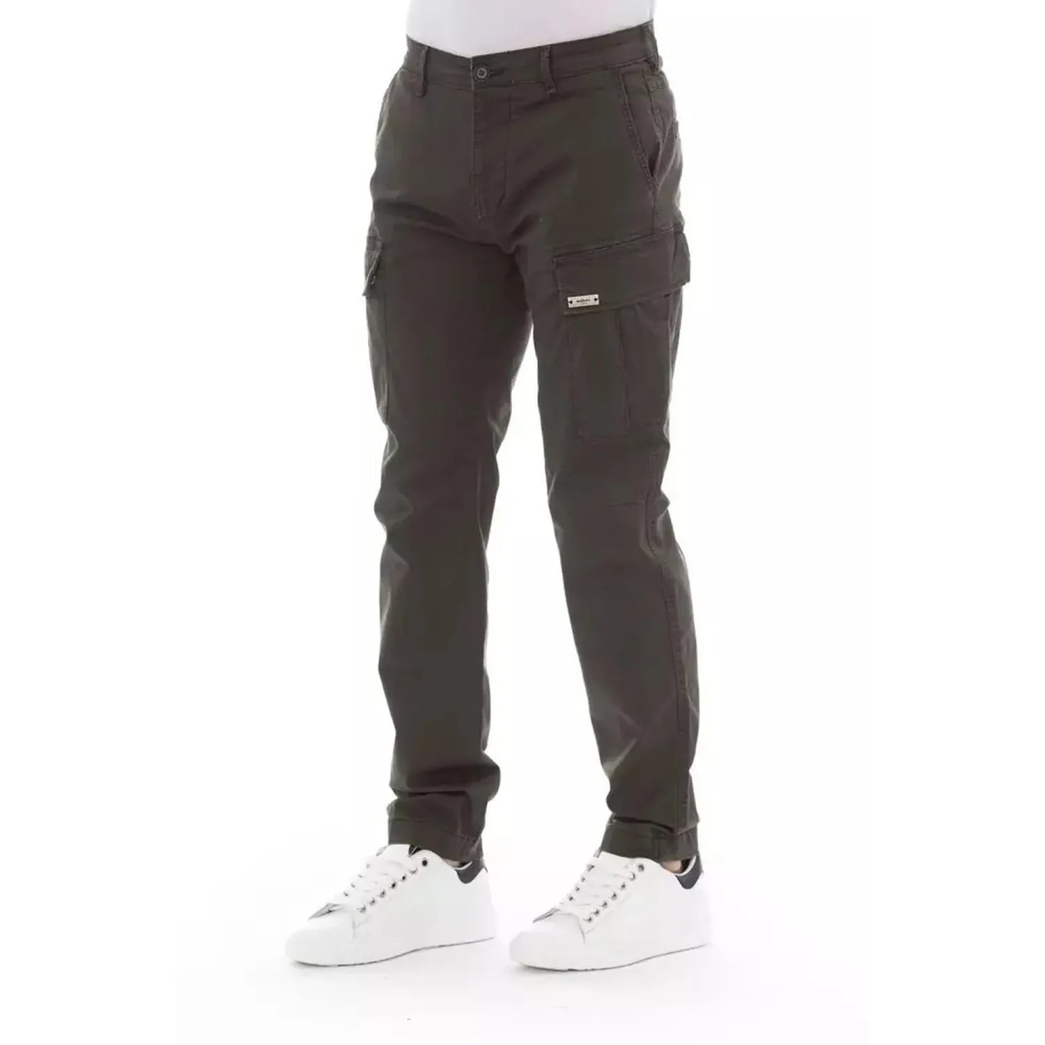 Baldinini Trend Army Cotton Cargo Pants