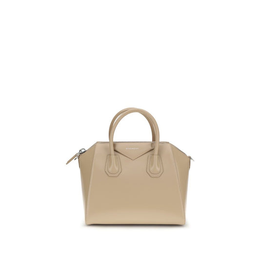 Givenchy Beige The Antigona small leather Box Handbag