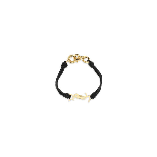 Saint Laurent Black Lamb Ovis Aries Bracelet