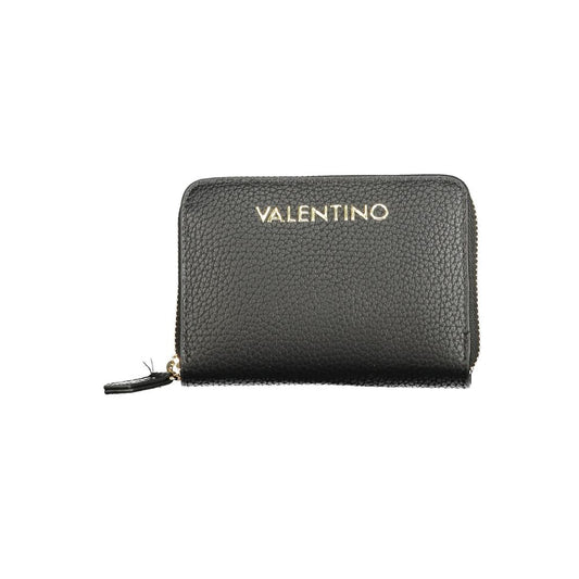 Valentino Black Polyurethane Women's Wallet