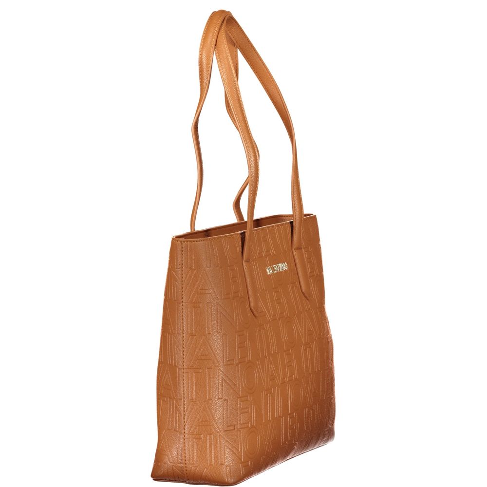 Mario Valentino Brown Polyurethane Women's Bag