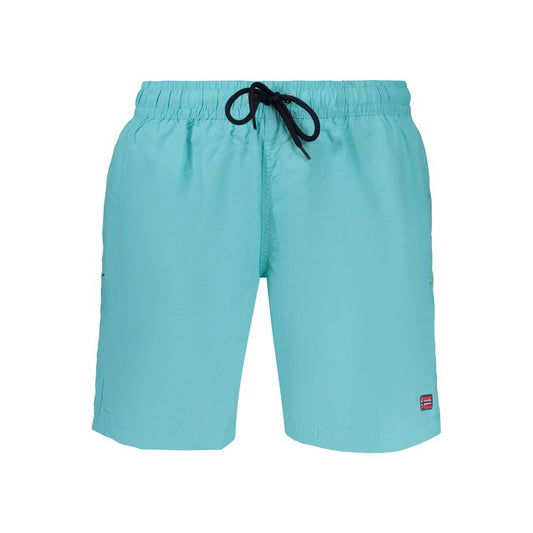Norway 1963 Blue Polyamide Swim Shorts