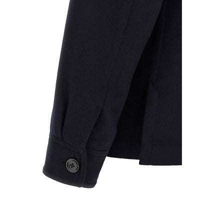 Tom Ford Blue Wool Blouse