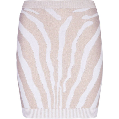 Balmain Zebra knit short skirt Skirts