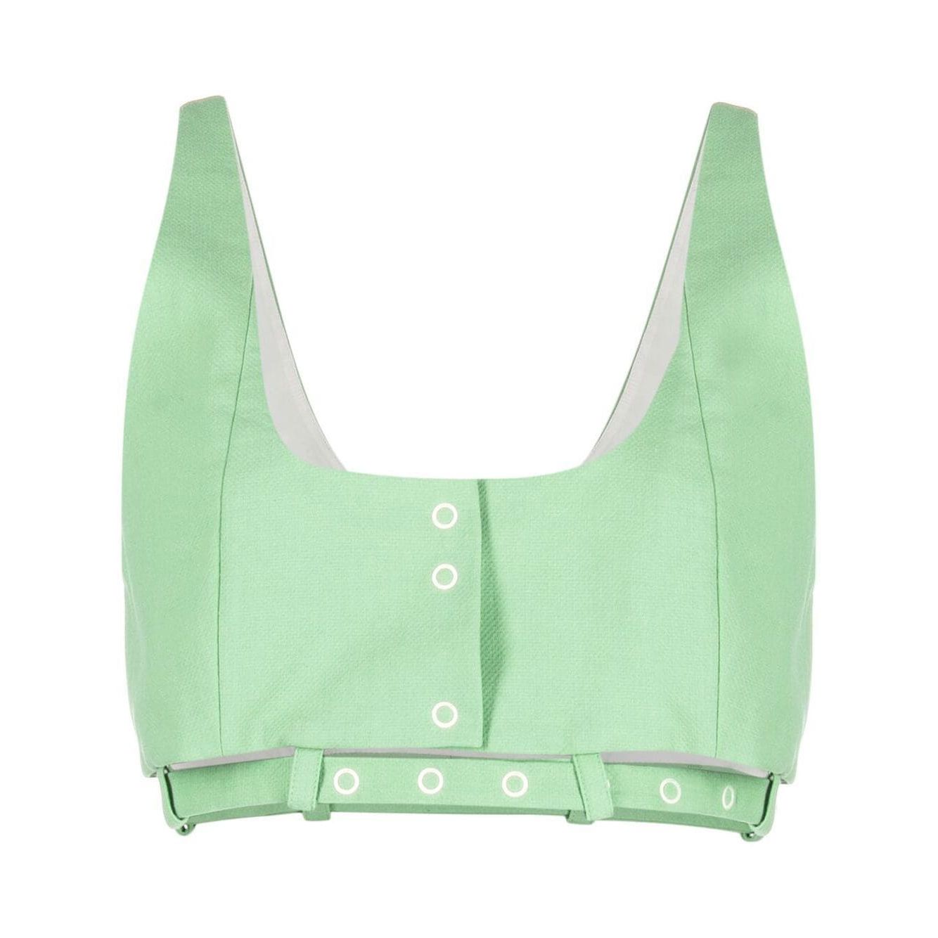 Ganni cropped tank top Topwear
