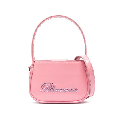 Blumarine crystal-embellished logo tote bag