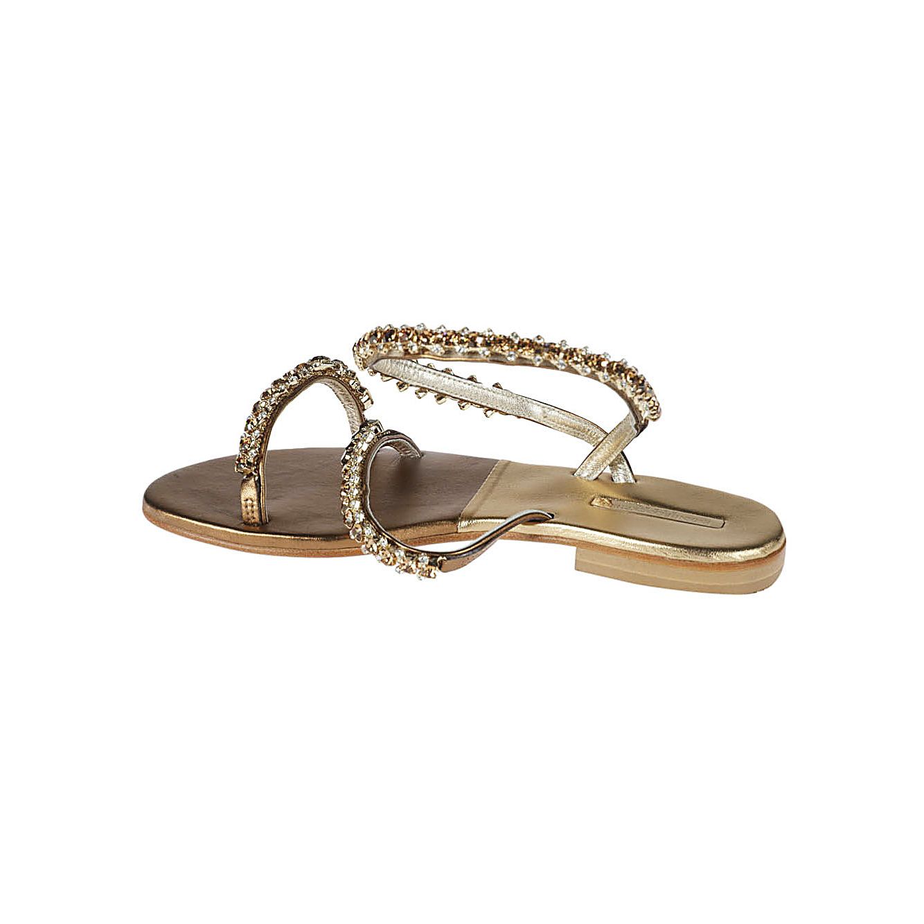 Emanuela Caruso Sandals Golden