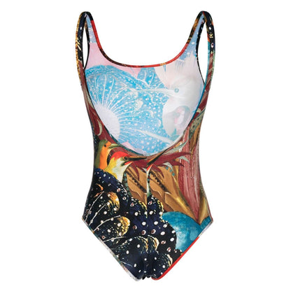 Alexander McQueen Hieronymus Bosch-print Jersey Bodysuit