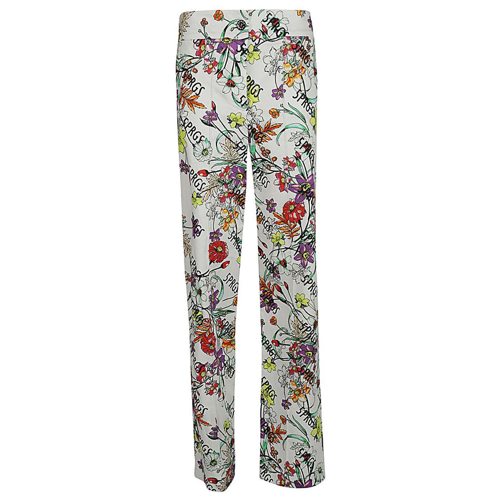 5progress Trousers White 9020FLORAWHITE