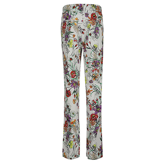 5progress Trousers White 9020FLORAWHITE