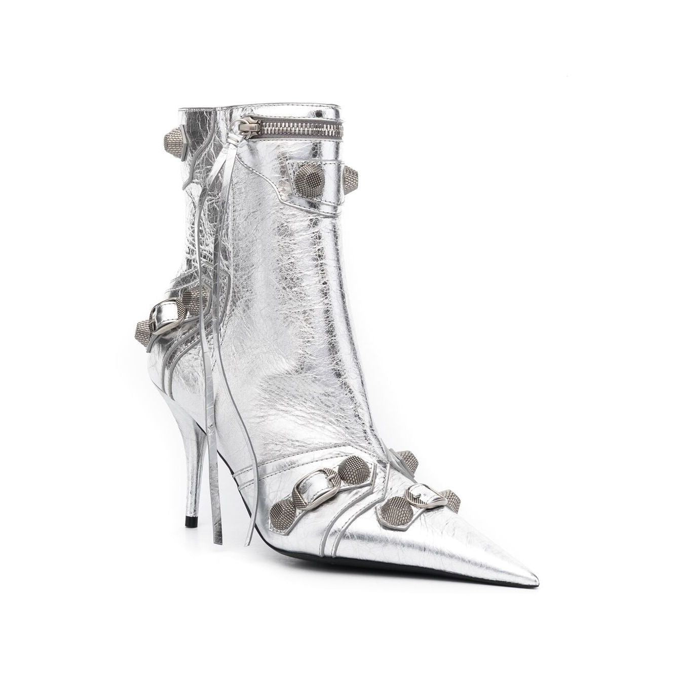 Balenciaga Cagole leather ankle boots