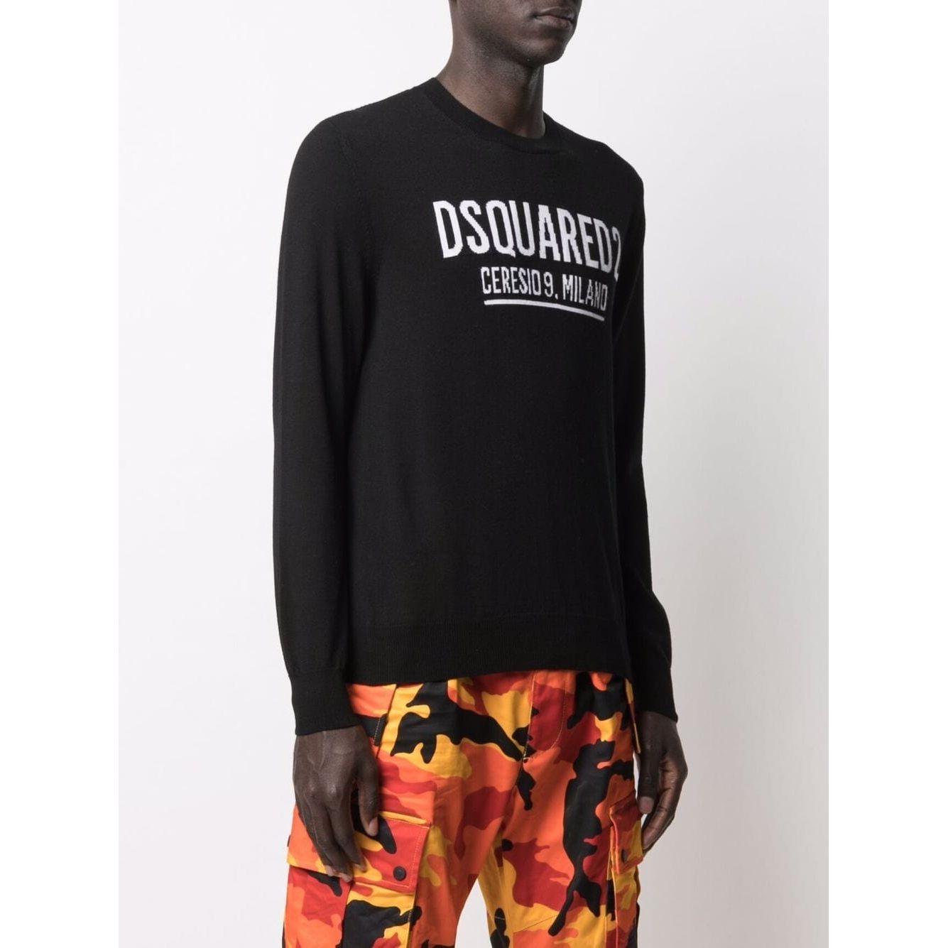 Dsquared2 Sweaters Black Topwear