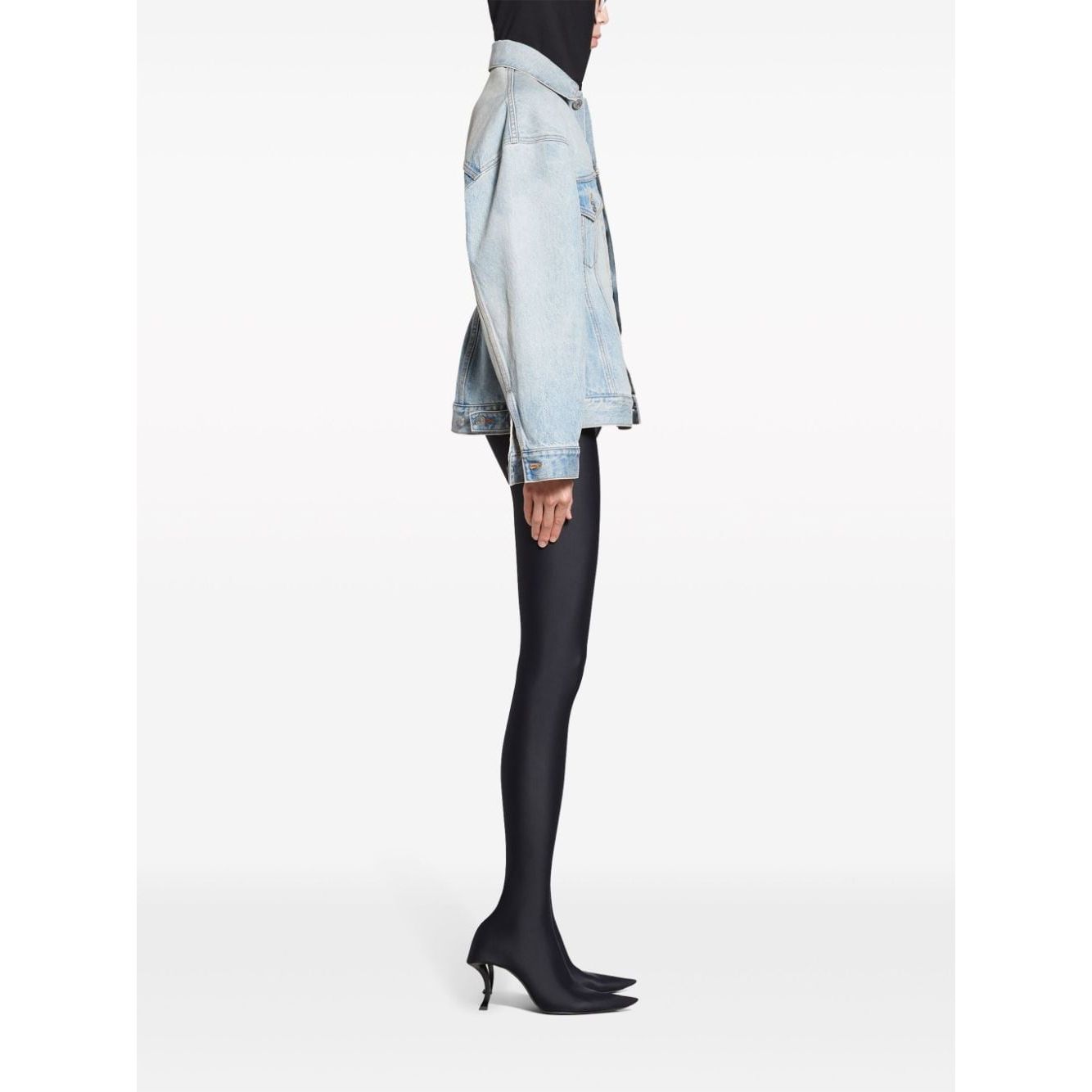 Balenciaga Hourglass silhouette denim jacket Jackets