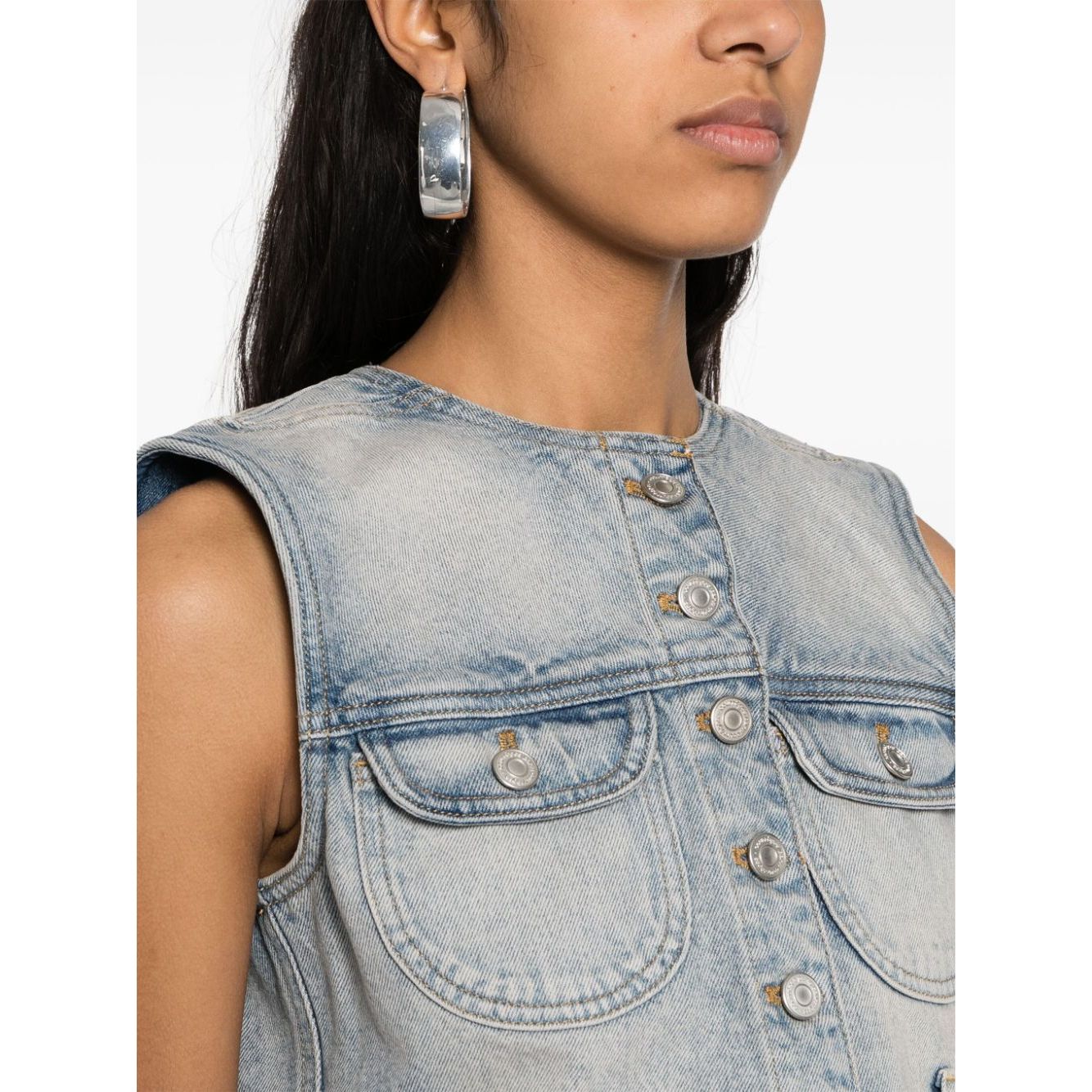 COURREGES PRE Sweaters Clear Blue Topwear