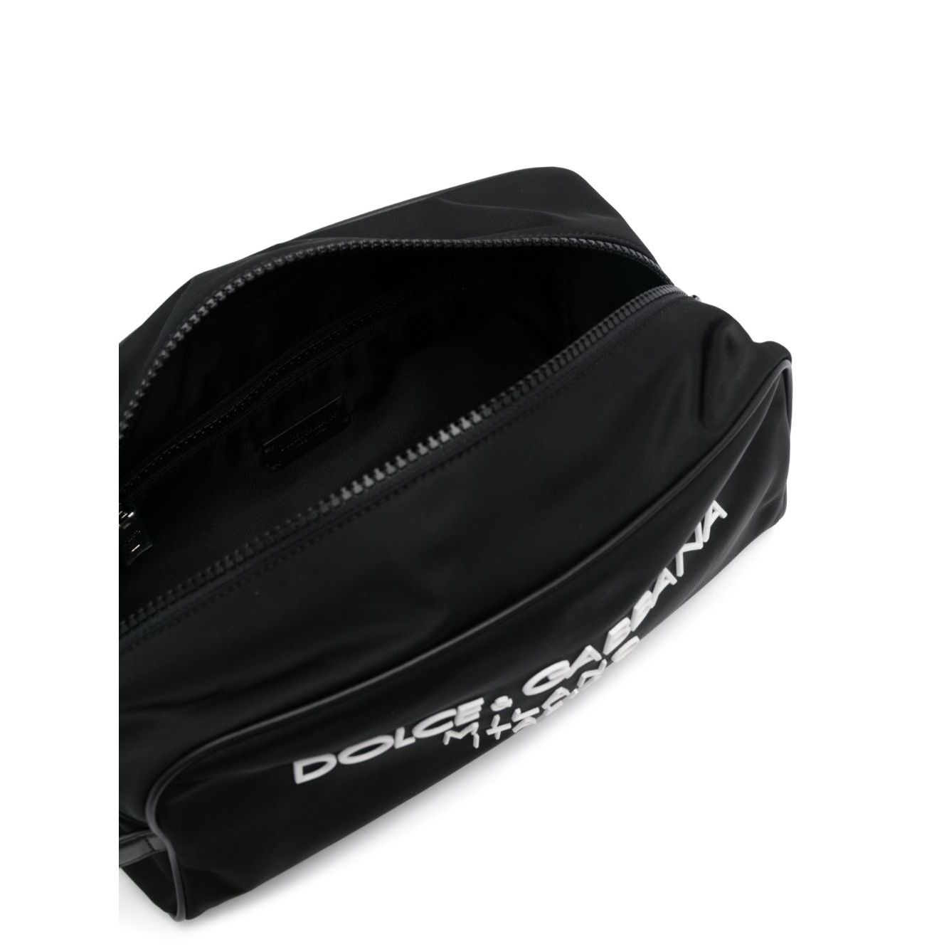 Dolce & Gabbana Nylon toiletry bag with rubberized logo