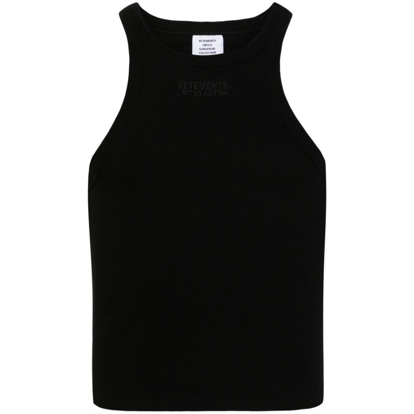 Vetements Top Black