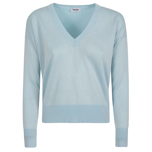 Base Sweaters Clear Blue Topwear