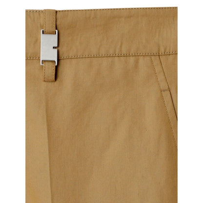 Burberry Straight-leg cotton trousers