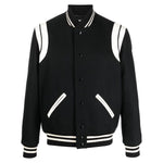 Saint Laurent Teddy Bomber Jacket Jackets