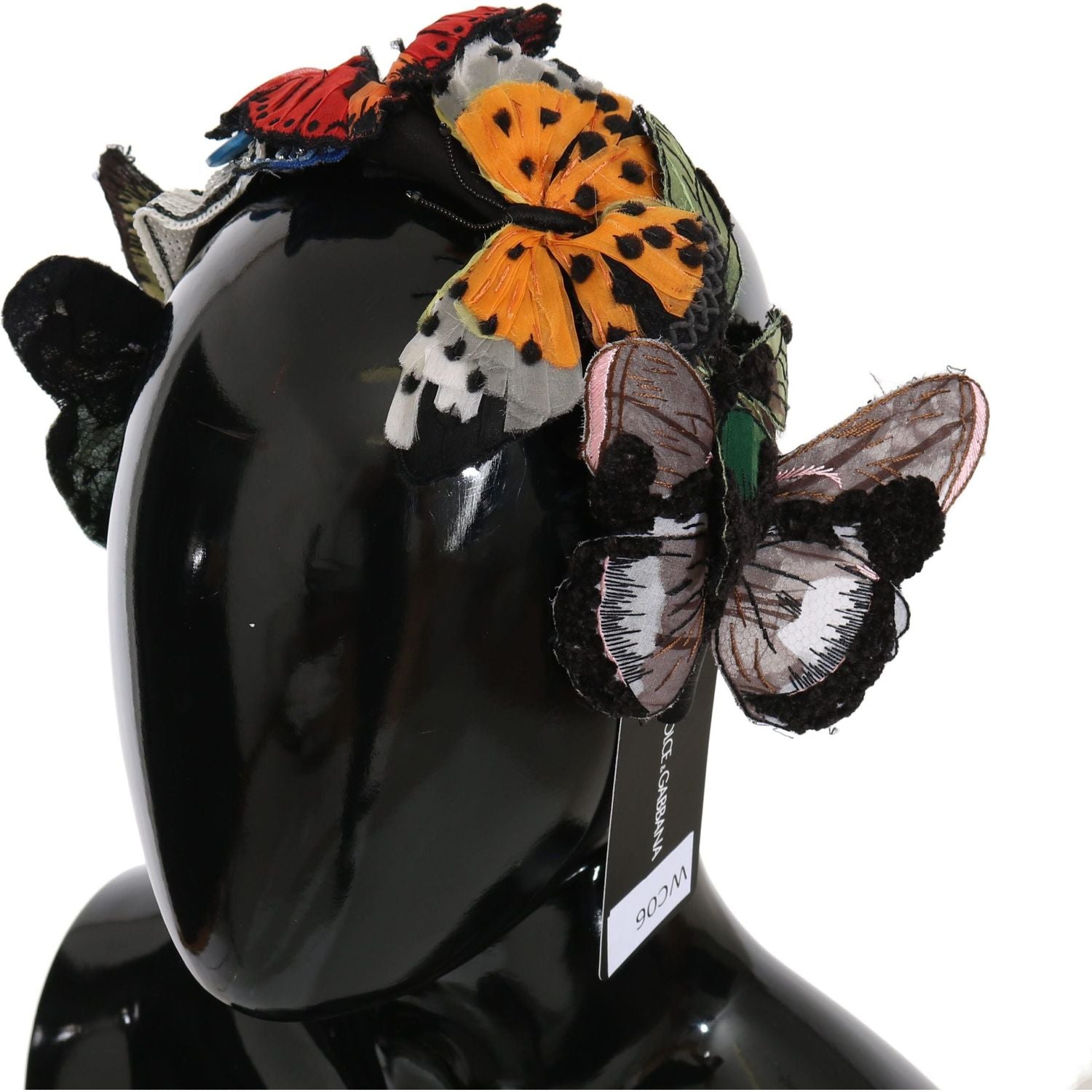 Dolce & Gabbana Tiara Floral Butterfly Sequin Diadem Headband