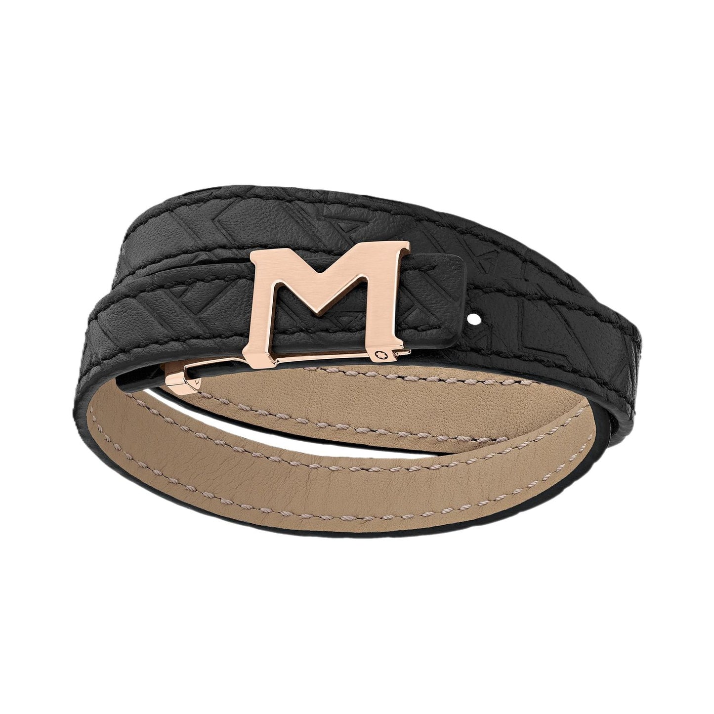 MONTBLANC LEATHER Mod. M LOGO