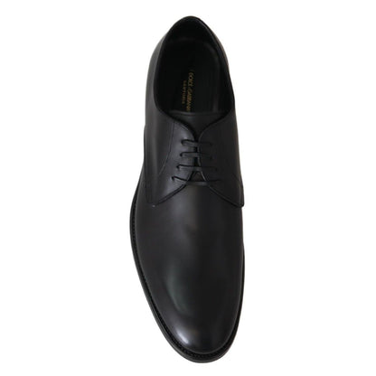 Dolce & Gabbana Black Leather SARTORIA Hand Made Shoes