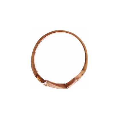 Nialaya Pink Gold 925 Silver Womens Clear Ring Ring