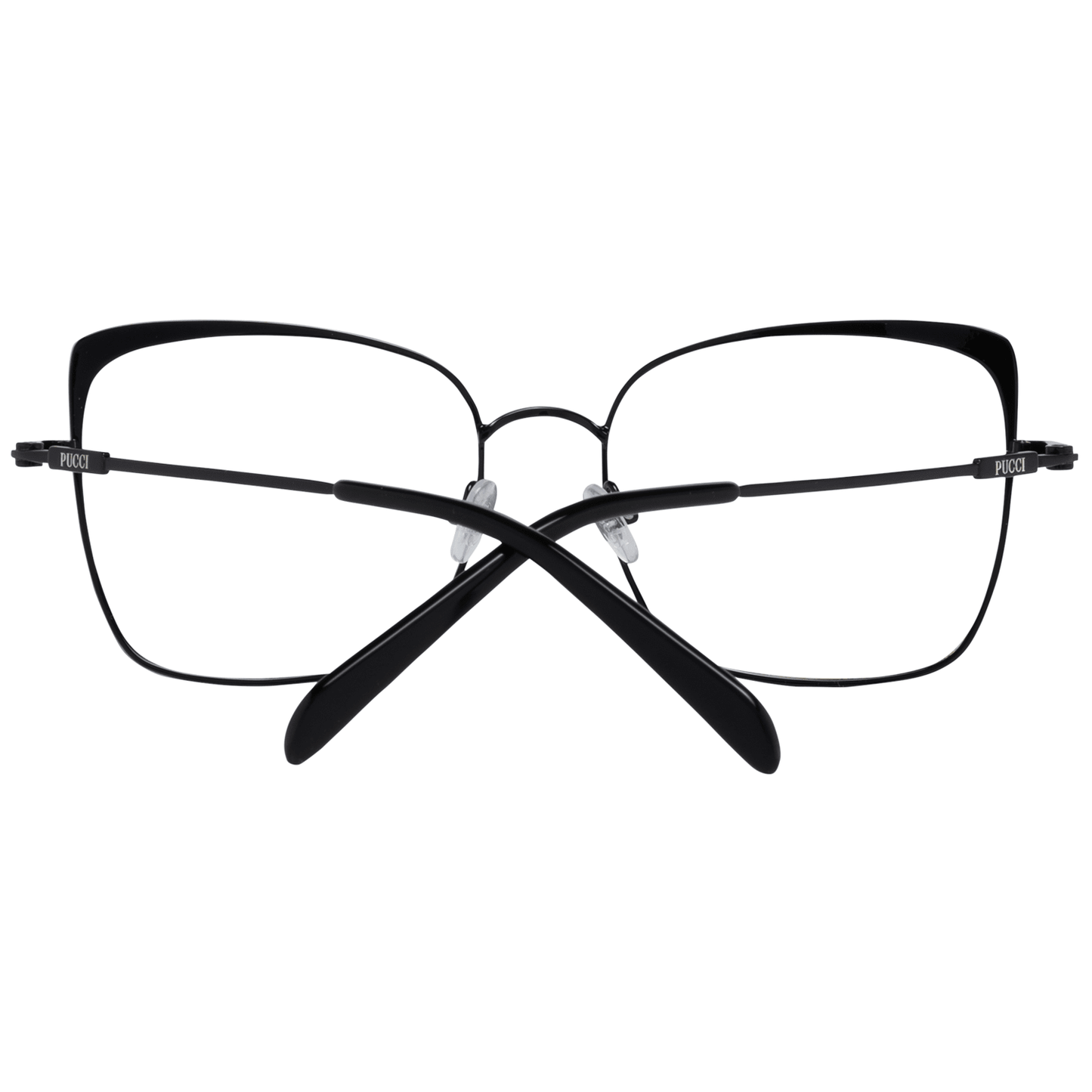 Emilio Pucci Black Metal Glasses (Frames) Emilio Pucci