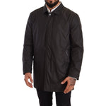 Dolce & Gabbana Black Polyester Mens Trench Coat Jacket