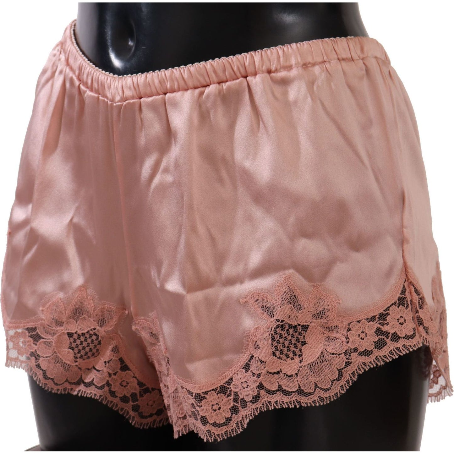 Dolce & Gabbana Pink Floral Lace Lingerie Underwear Dolce & Gabbana