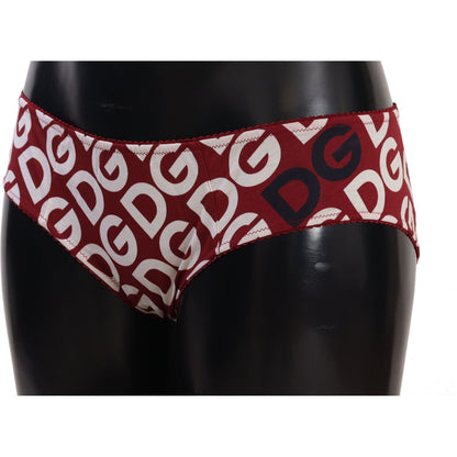 Dolce & Gabbana Multicolor DG Logo Print Slip Bottom Underwear Dolce & Gabbana
