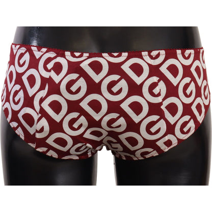 Dolce & Gabbana Multicolor DG Logo Print Slip Bottom Underwear Dolce & Gabbana
