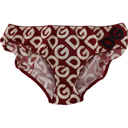 Dolce & Gabbana Multicolor DG Logo Print Slip Bottom Underwear Dolce & Gabbana