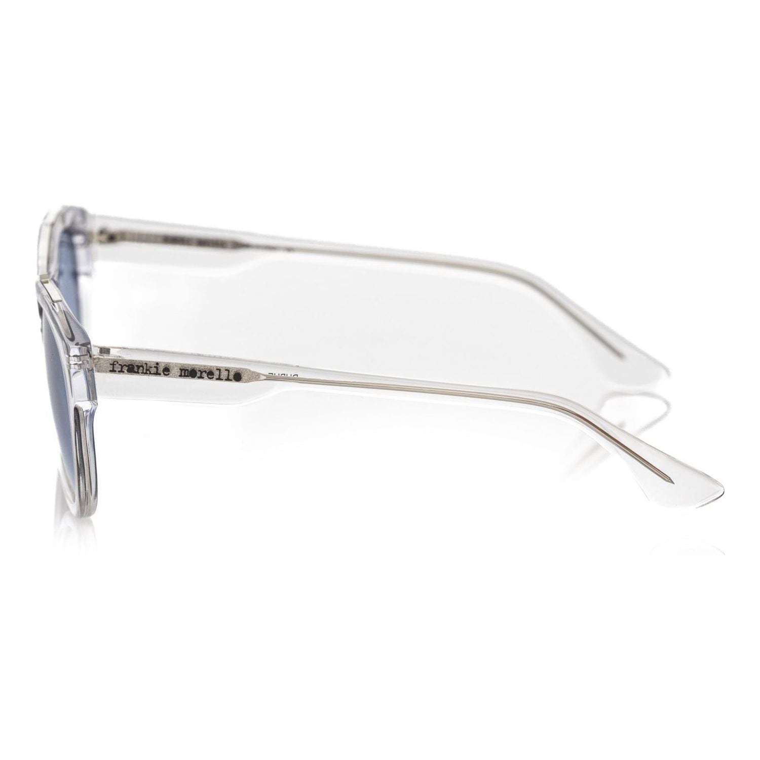 Frankie Morello White Acetate Men's Sunglass