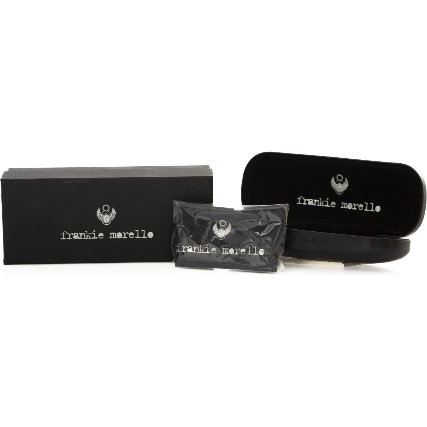 Frankie Morello Brown Acetate Men's Sunglasses
