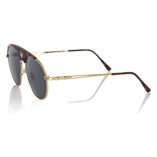 Frankie Morello Brown Metallic Sunglass for Men FR-22126