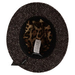 Dolce & Gabbana Gray Melange Blended Textured Tweed Hat HAT9227 - 57