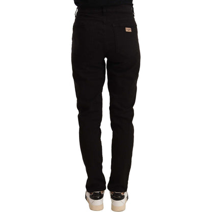 Dolce & Gabbana Black Skinny Slim Denim Cotton Stretch Jeans Dolce & Gabbana
