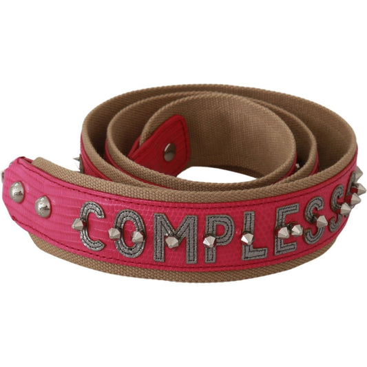 Dolce & Gabbana Pink Handbag Accessory Leather Shoulder Strap BEL60594