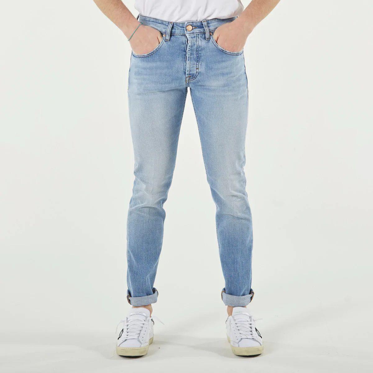 Don The Fuller Blue Cotton Men Jeans